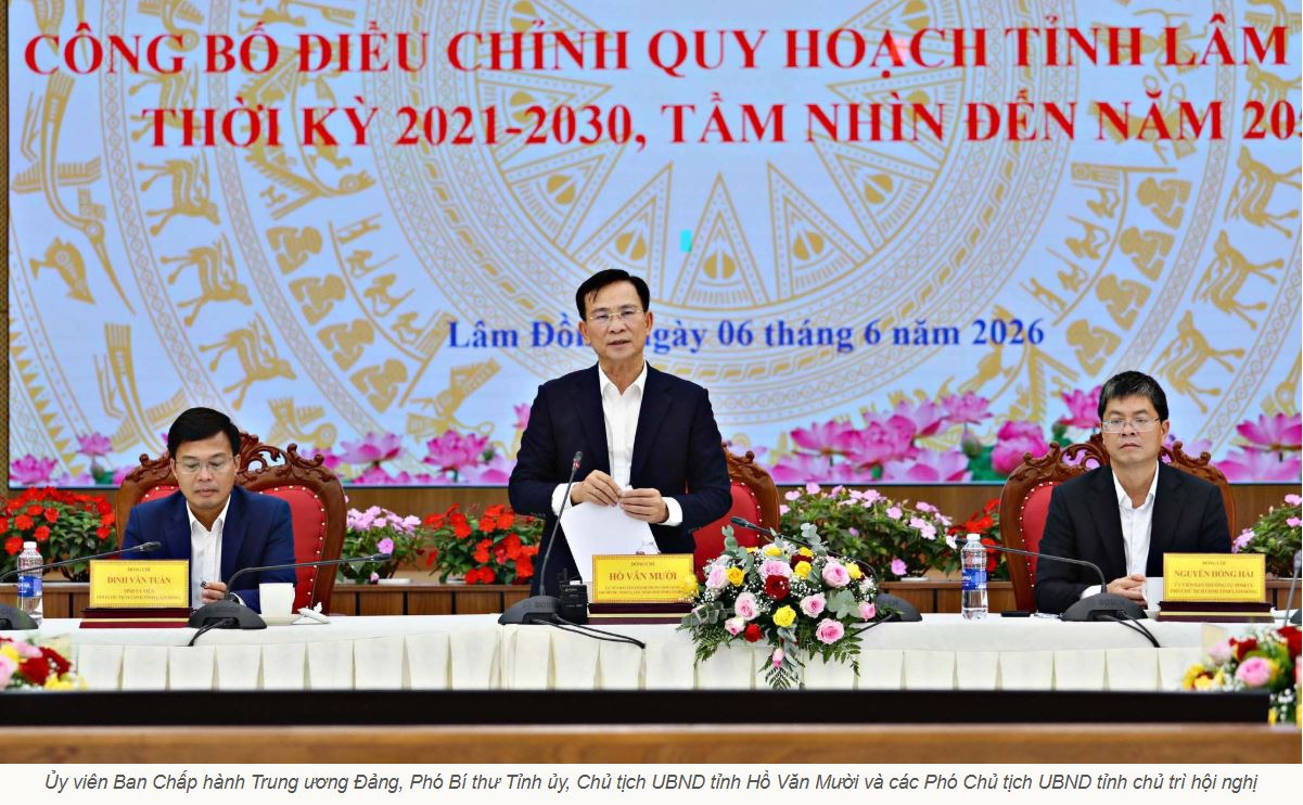 Quyết định về việc phê duyệt Điều chỉnh Quy hoạch tỉnh Lâm Đồng thời kỳ 2021 - 2030, tầm nhìn đến năm 2050